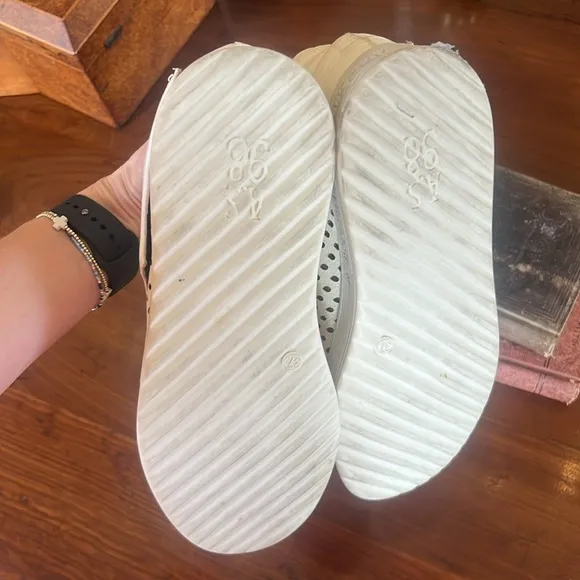 A.S.98 womens adrian sneakers White Leather Perforated Platform Insole