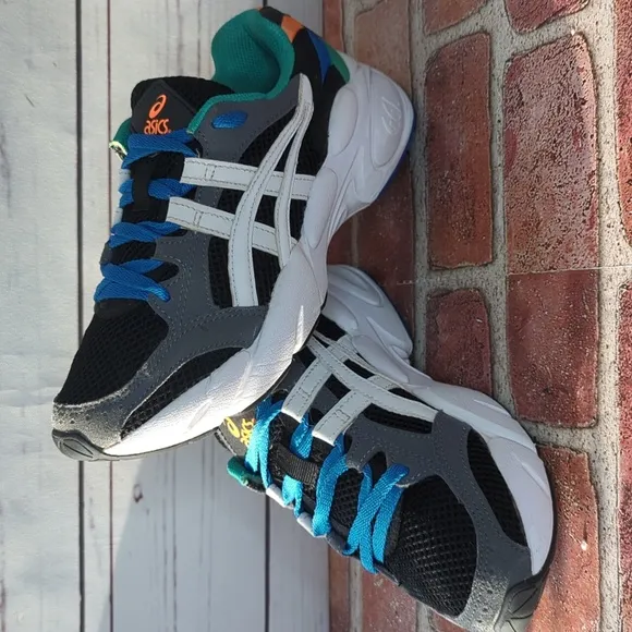 ASICS Gel-Bnd (GS) Marathon Youth Black Multicolor Running Shoes Size 4