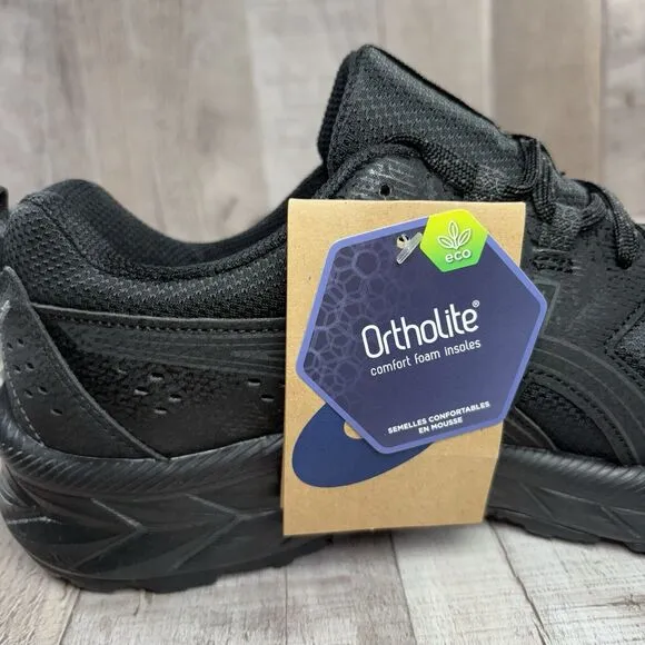 Asics GEL Venture 9 Men's Size 9 Extra Wide Trail Running Shoes Sneakers Black