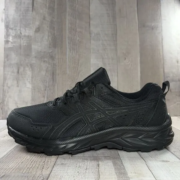Asics GEL Venture 9 Men's Size 9 Extra Wide Trail Running Shoes Sneakers Black
