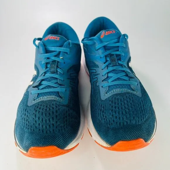 Asics GT-1000 10 Running Sneakers Shoes Navy Blue Orange Men 10.5