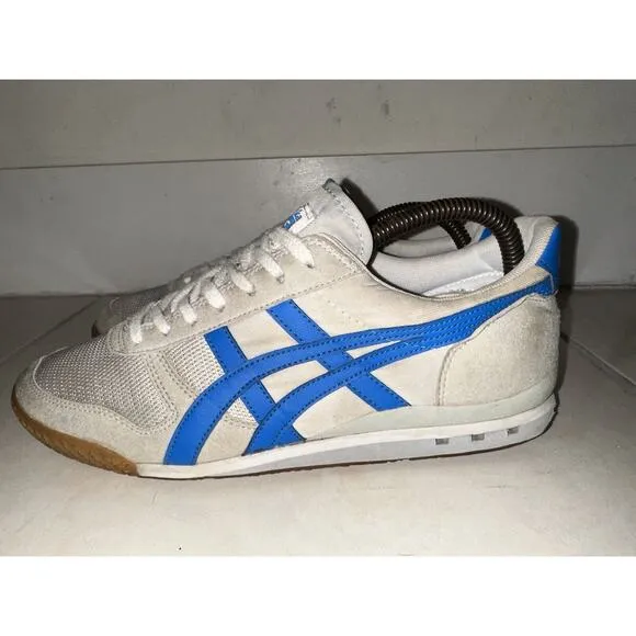 Asics Onitsuka Tiger Ultimate 81 Shoes Mens 10 Gray Blue‎ HQ201 RARE Sneakers