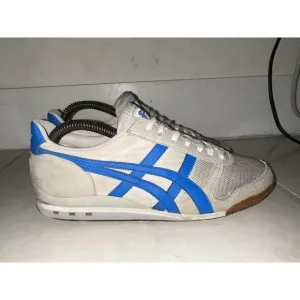 Asics Onitsuka Tiger Ultimate 81 Shoes Mens 10 Gray Blue‎ HQ201 RARE Sneakers