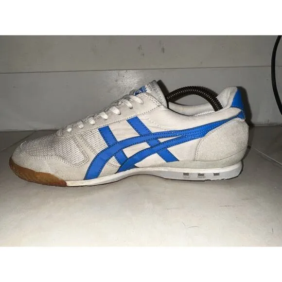 Asics Onitsuka Tiger Ultimate 81 Shoes Mens 10 Gray Blue‎ HQ201 RARE Sneakers