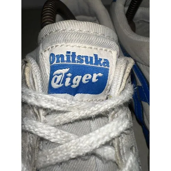 Asics Onitsuka Tiger Ultimate 81 Shoes Mens 10 Gray Blue‎ HQ201 RARE Sneakers