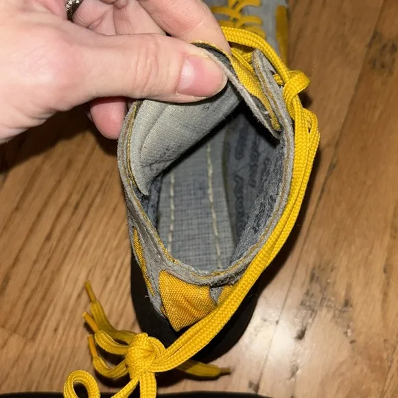 Asolo Climbing Shoes - Gray and Yellow women’s size 7.5
