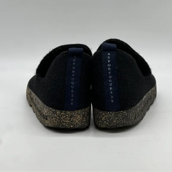 ASPORTUGUESAS City Wool Platform Sneakers. Size 9-9.5