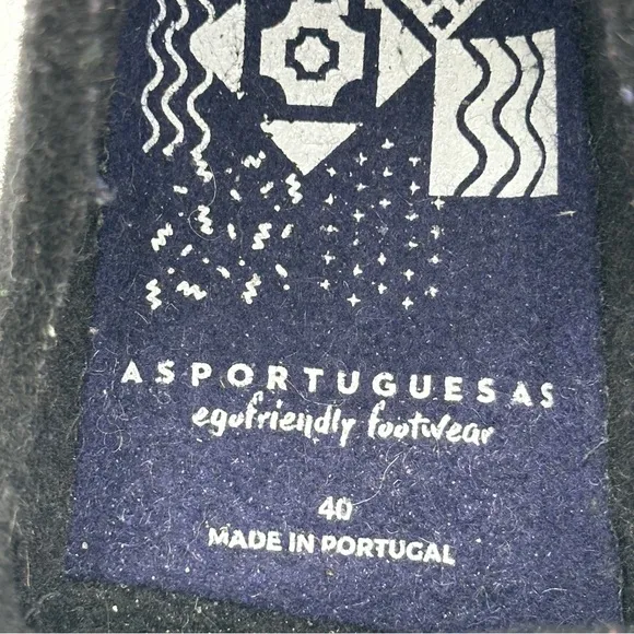 ASPORTUGUESAS City Wool Platform Sneakers. Size 9-9.5