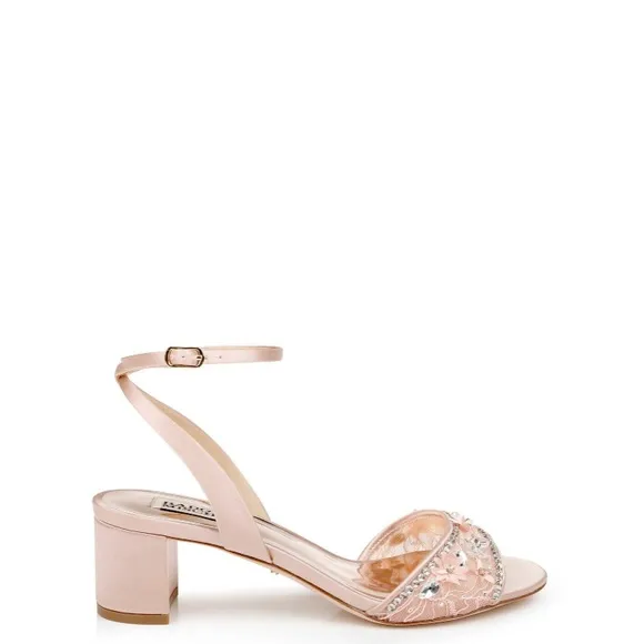 Badgley Mischka BrandTaylin Low Heel Glamour Sandal