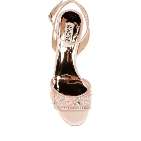 Badgley Mischka BrandTaylin Low Heel Glamour Sandal