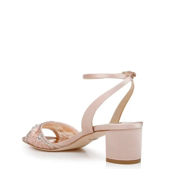 Badgley Mischka BrandTaylin Low Heel Glamour Sandal