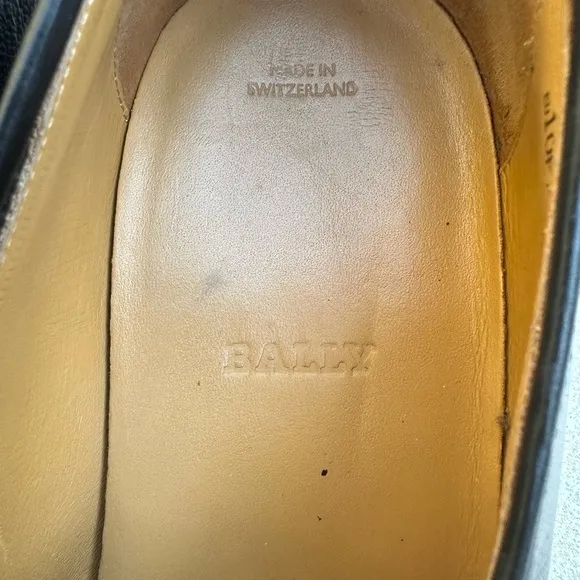 Bally Taurano Men’s Shoes Size 11 EEE Black Leather Slip On Loafers