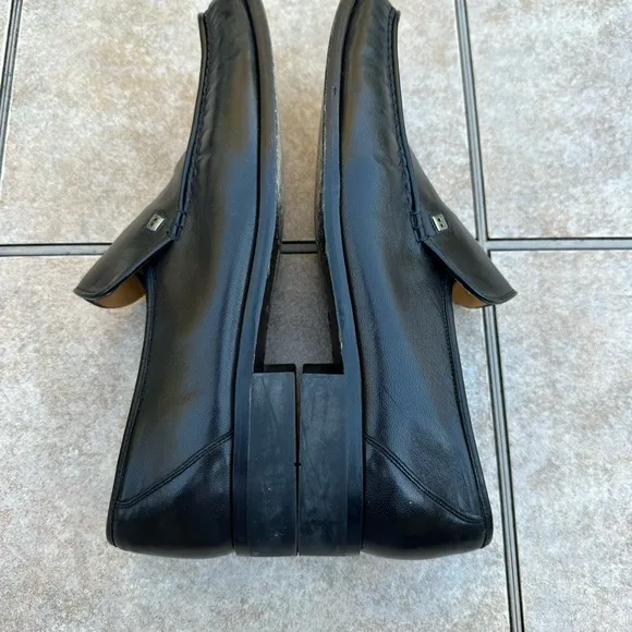 Bally Taurano Men’s Shoes Size 11 EEE Black Leather Slip On Loafers