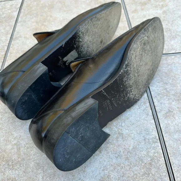 Bally Taurano Men’s Shoes Size 11 EEE Black Leather Slip On Loafers