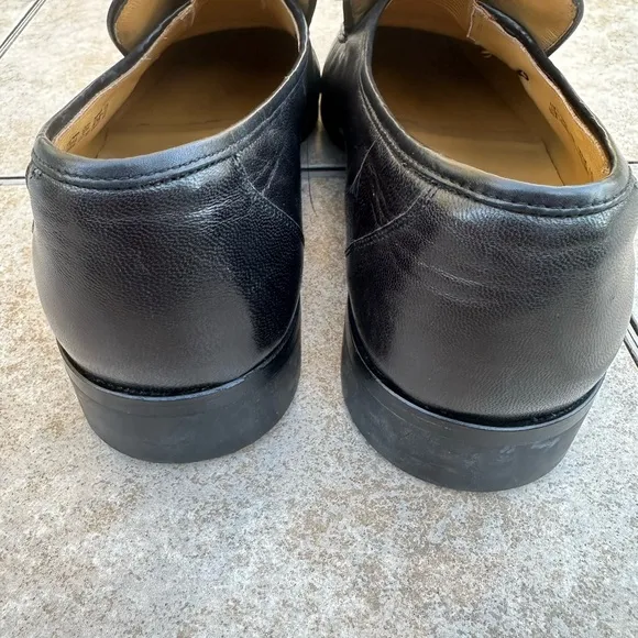 Bally Taurano Men’s Shoes Size 11 EEE Black Leather Slip On Loafers