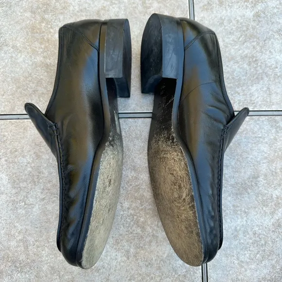 Bally Taurano Men’s Shoes Size 11 EEE Black Leather Slip On Loafers