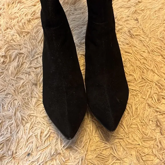 Bandolino knee high leather boots with heel