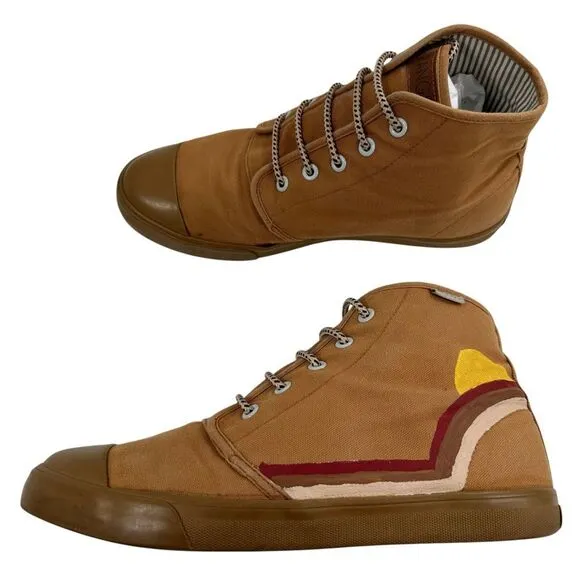 Bangs Vegan High Top Sneakers Men’s Size 8 Women’s Size 9.5