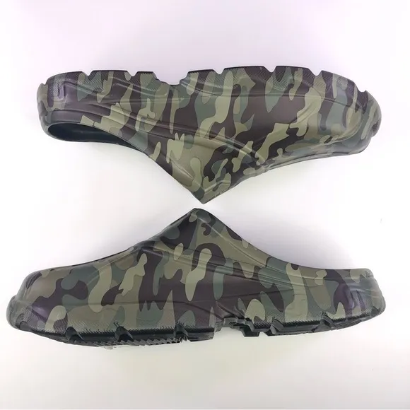 BASS Outdoor Camo Field Slides Clogs Shoes size 12