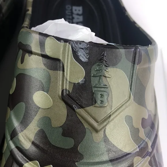 BASS Outdoor Camo Field Slides Clogs Shoes size 12