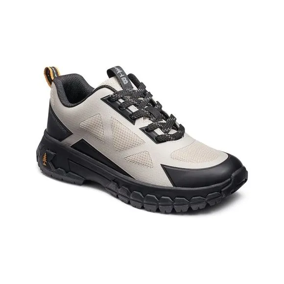 BASS OUTDOOR Mens Gray 1&quot; Platform Dual Pull-Tabs Hiker Peak Wedge Shoes 5.5 M