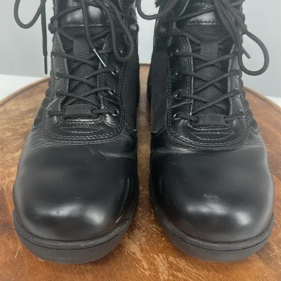 Bates Boots Mens 11 M Tactical Sport 2 Black Comp Safety Toe Mid Zip Lace Up