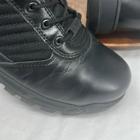 Bates Boots Mens 11 M Tactical Sport 2 Black Comp Safety Toe Mid Zip Lace Up