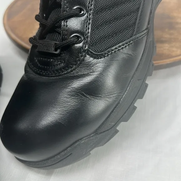 Bates Boots Mens 11 M Tactical Sport 2 Black Comp Safety Toe Mid Zip Lace Up