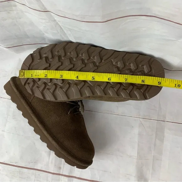 BEARPAW Phoenix Youth US1 UK13 Winter Boot wool kids boys shoes brown suede Snow