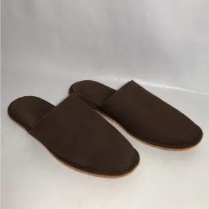 Beckett Simenon Slip On Handmade Larsen Slippers Brown Suede Size 10 Mens