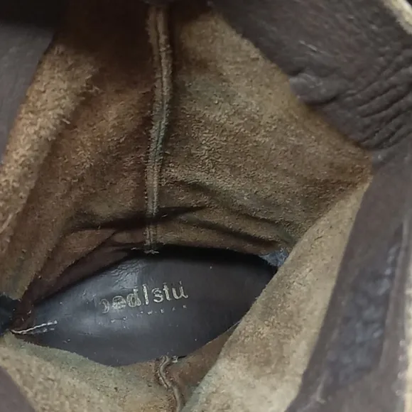 Bed stu light brown women's leather boots size 6