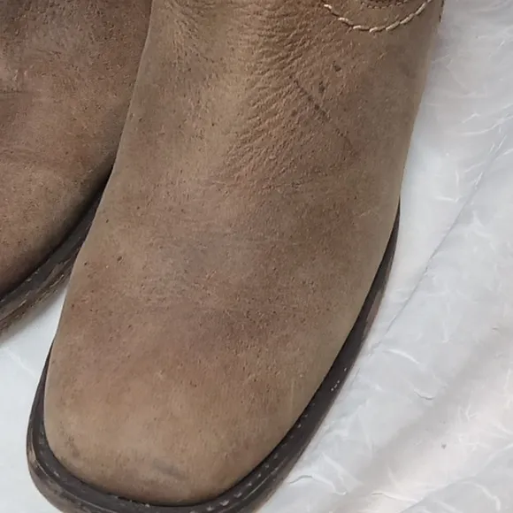 Bed stu light brown women's leather boots size 6