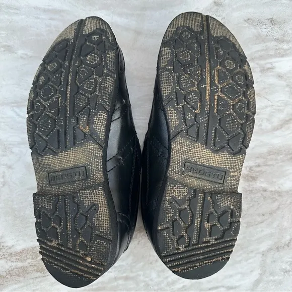 Bed Stu shoes Men’s Sz 10.5 Black Leather Loafers Slip On Dress Office