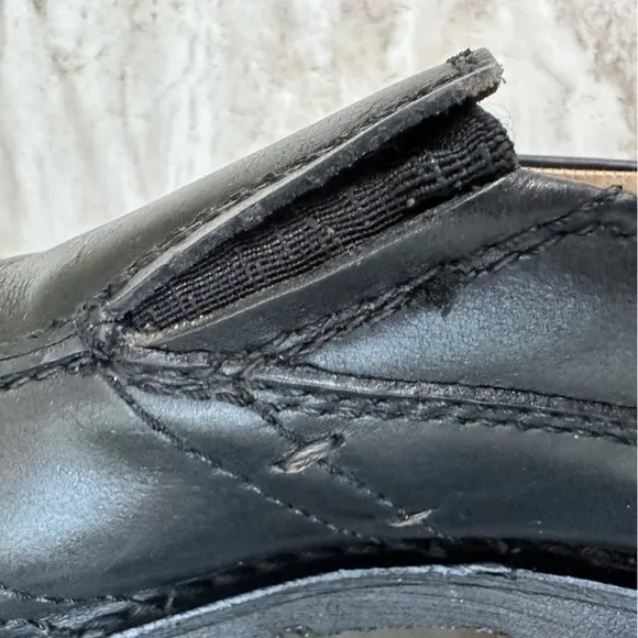 Bed Stu shoes Men’s Sz 10.5 Black Leather Loafers Slip On Dress Office