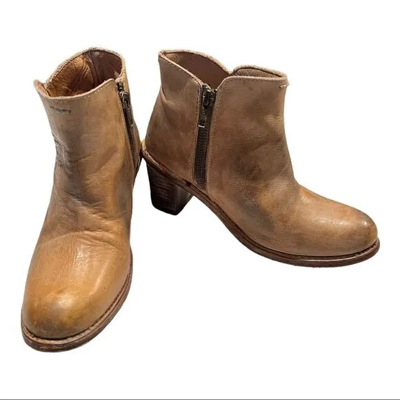 Bed Stu tan bootie
