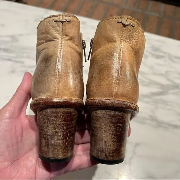 Bed Stu tan bootie