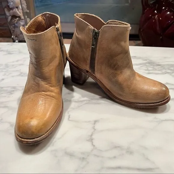 Bed Stu tan bootie