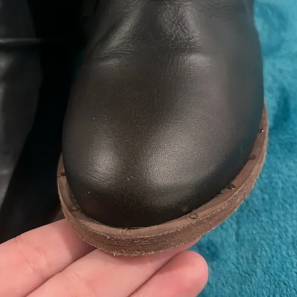 Beek by two birds Boots Black Leather Size 7