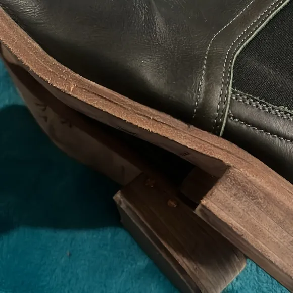 Beek by two birds Boots Black Leather Size 7
