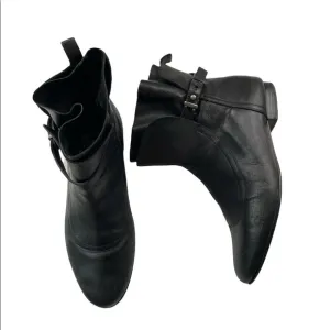 Belle by Sigerson Morrison Miracle Black leather ankle boots sz: 8