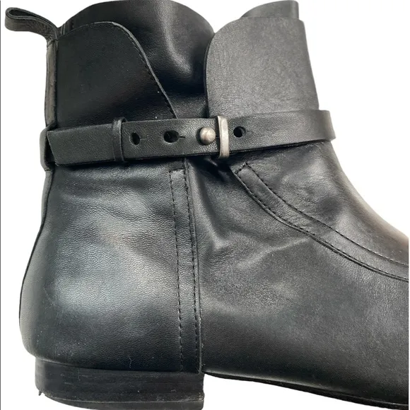 Belle by Sigerson Morrison Miracle Black leather ankle boots sz: 8