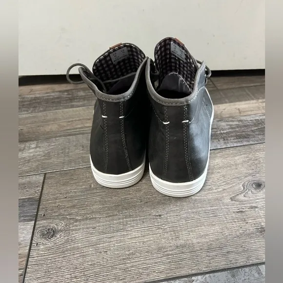 BEN SHERMAN men’s chuka shoes boots charcoal grey