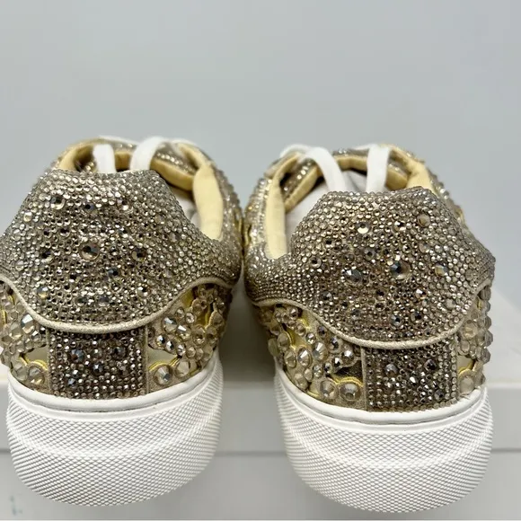 Betsey Johnson Rhinestone Sneakers