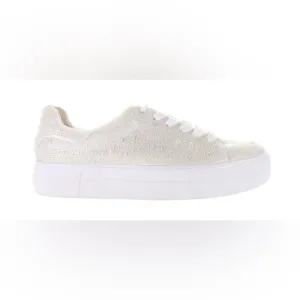 Betsey Johnson Sidny Ivory Pearl Sneakers 7.5 | NIB | Perfect for Wedding, Dress