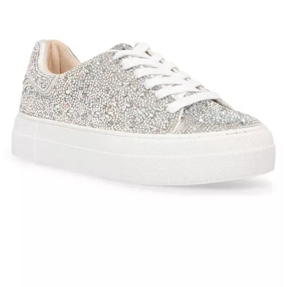 Betsey Johnson Women's Sidny Platform Lace-Up Sneakers