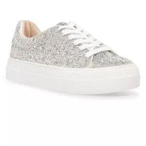 Betsey Johnson Women's Sidny Platform Lace-Up Sneakers