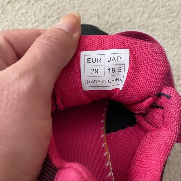 Biacolum Kids Little Girls Shoes Outdoor Hiking Waterproof Sneaker, EUR 29,US 10
