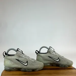Big‎ Kids Nike Air Vapormax Flyknit 2021 White Athletic Shoes Sneakers Size 4 Y