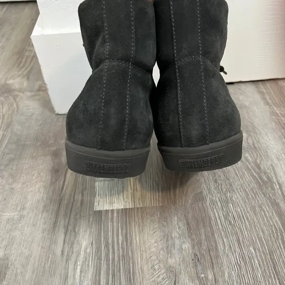 Bikkembergs Black High Top Suede Sneakers