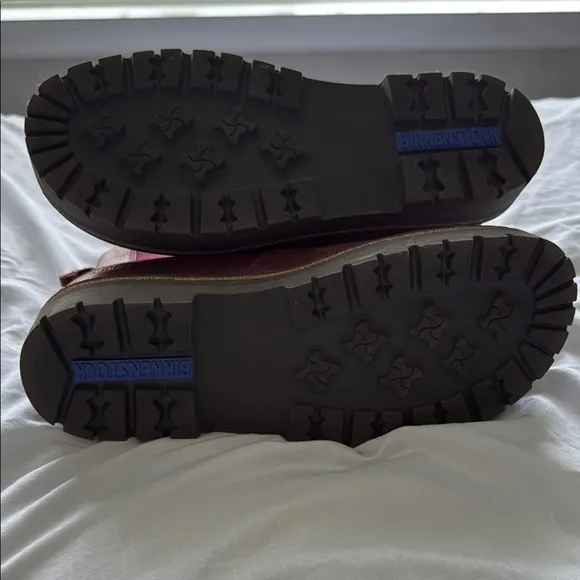 Birkenstock Burgundy Leather Boots